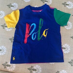 Polo by Ralph Lauren Toddler Colorblock Short Sleeve Tee